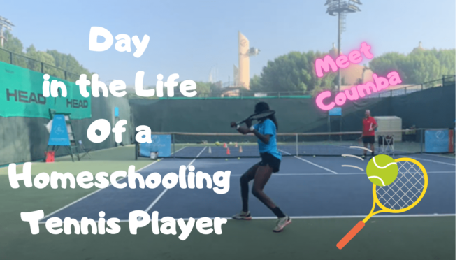 Homeschooling Tennis Player Coumba