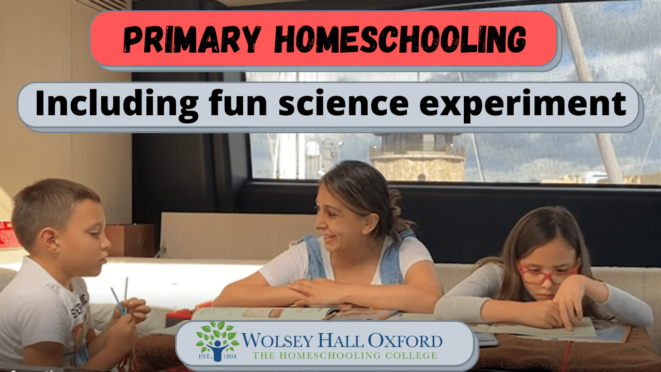 how homeschooling works - primary parent led courses