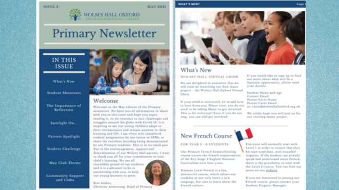 May 2021 Primary newsletter