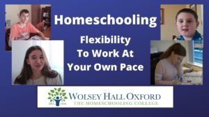 the flexibility of homeschooling